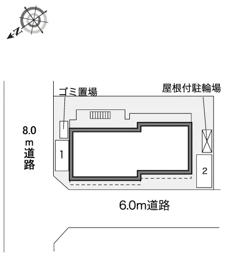 ★手数料０円★四日市市西浜田町 月極駐車場